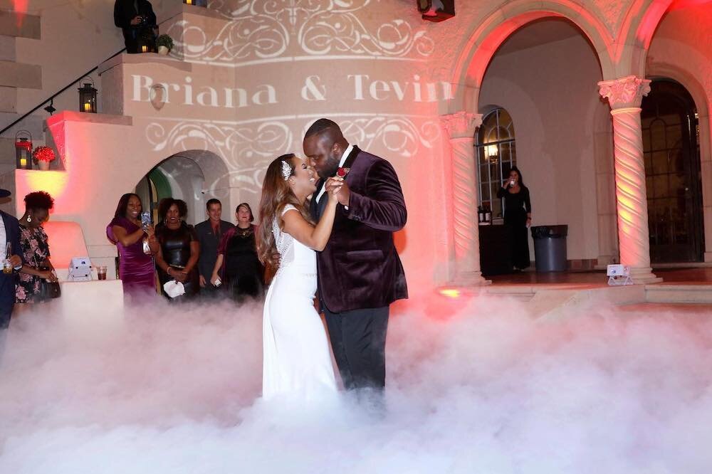Fog Machines at an Austin, Texas Wedding